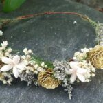 Sola Wood Flower Crown for Bride