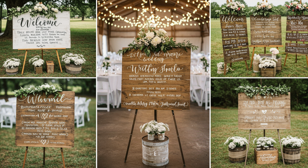 How to Create Stunning DIY Wedding Signs on a Budget