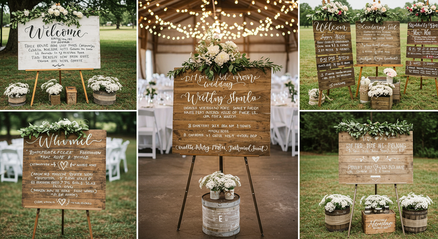 How to Create Stunning DIY Wedding Signs on a Budget